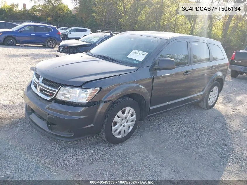 2015 Dodge Journey American Value Pkg VIN: 3C4PDCAB7FT506134 Lot: 40545339