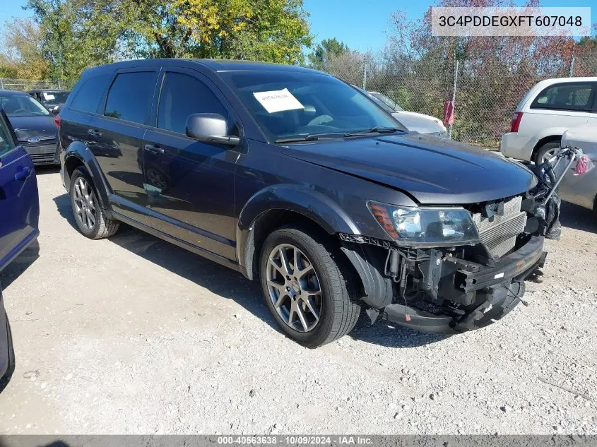 2015 Dodge Journey R/T VIN: 3C4PDDEGXFT607048 Lot: 40563638