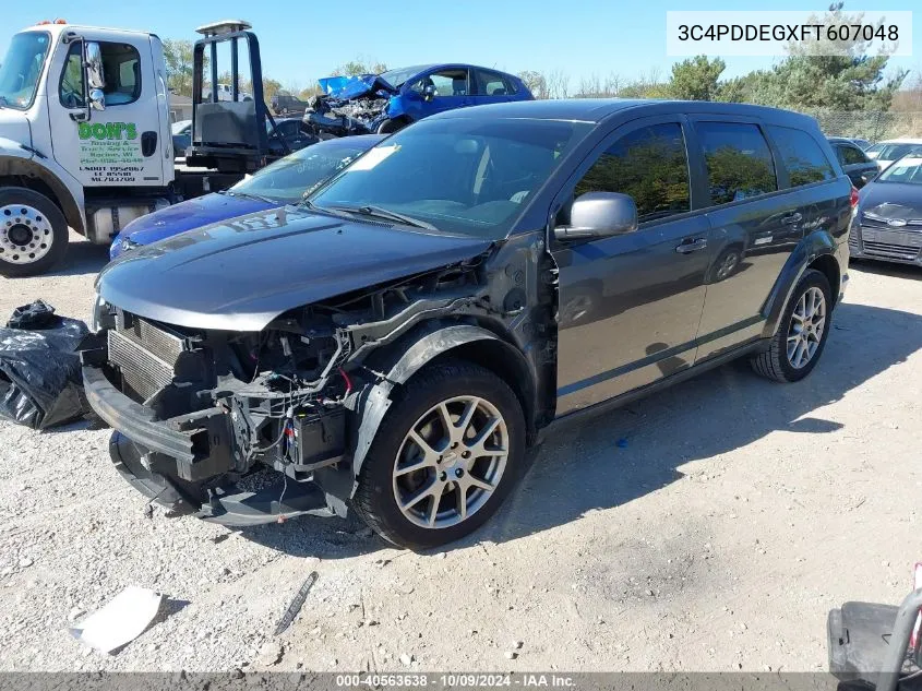 2015 Dodge Journey R/T VIN: 3C4PDDEGXFT607048 Lot: 40563638