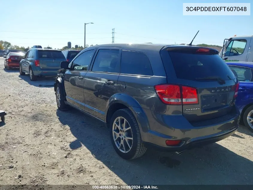 2015 Dodge Journey R/T VIN: 3C4PDDEGXFT607048 Lot: 40563638