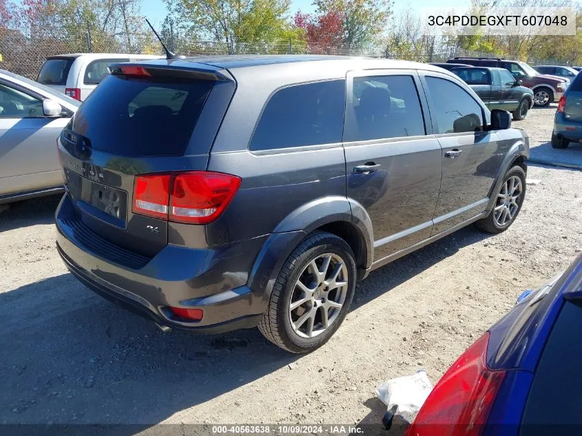 2015 Dodge Journey R/T VIN: 3C4PDDEGXFT607048 Lot: 40563638