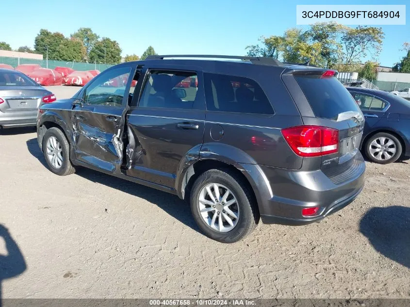 2015 Dodge Journey Sxt VIN: 3C4PDDBG9FT684904 Lot: 40567658