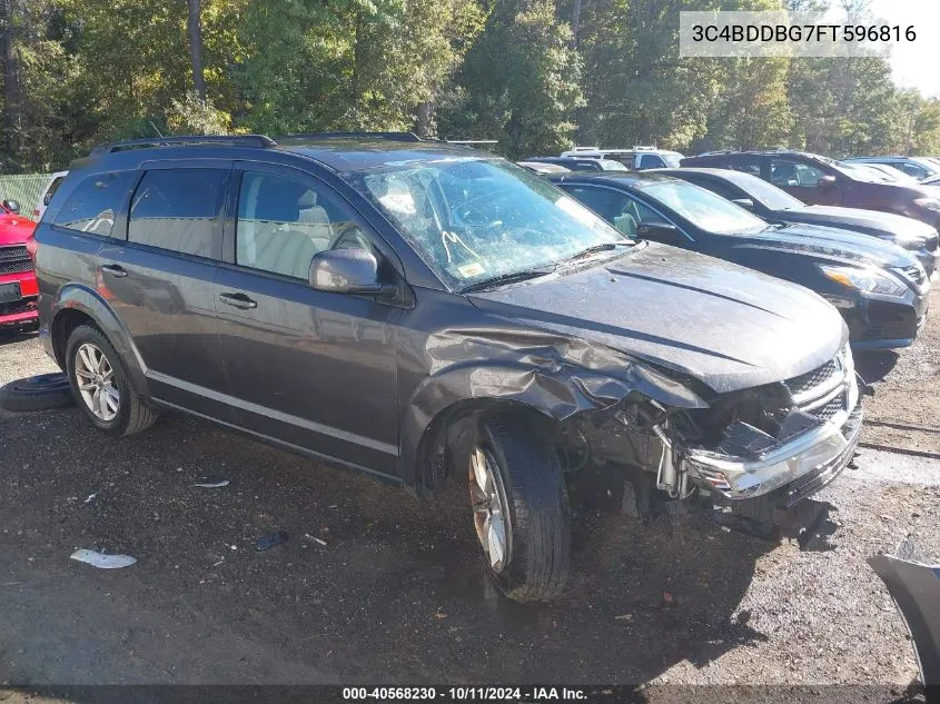 2015 Dodge Journey VIN: 3C4BDDBG7FT596816 Lot: 40568230