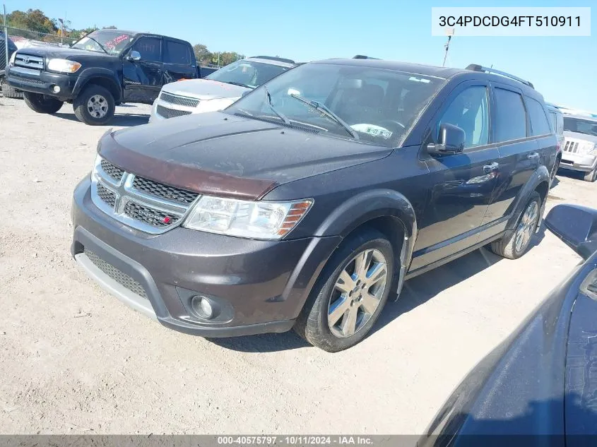 2015 Dodge Journey Limited VIN: 3C4PDCDG4FT510911 Lot: 40575797