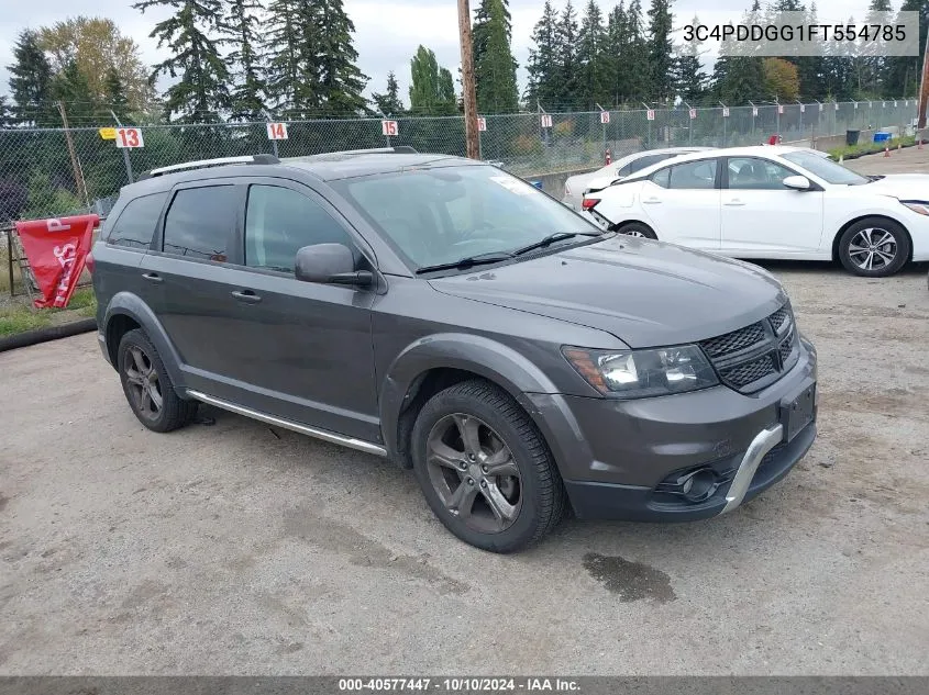 2015 Dodge Journey Crossroad VIN: 3C4PDDGG1FT554785 Lot: 40577447