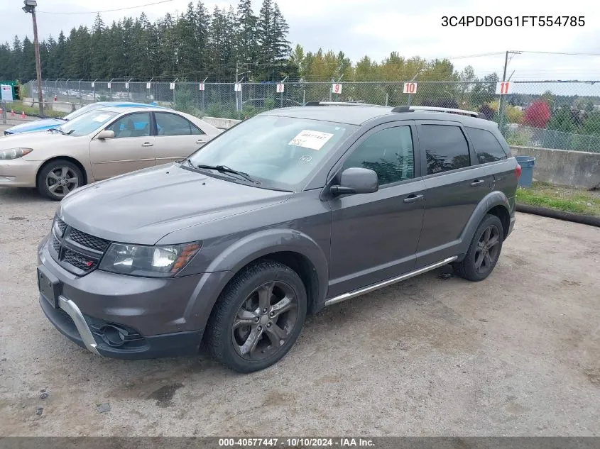 2015 Dodge Journey Crossroad VIN: 3C4PDDGG1FT554785 Lot: 40577447