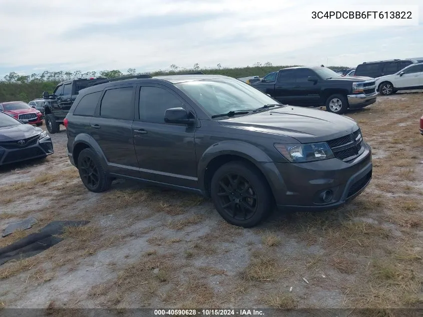 2015 Dodge Journey Sxt VIN: 3C4PDCBB6FT613822 Lot: 40590628