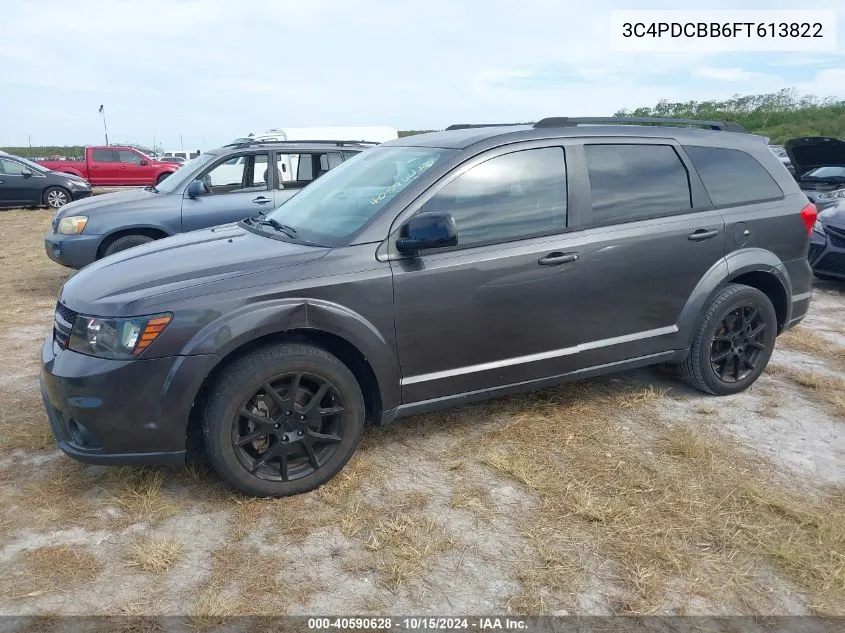 2015 Dodge Journey Sxt VIN: 3C4PDCBB6FT613822 Lot: 40590628