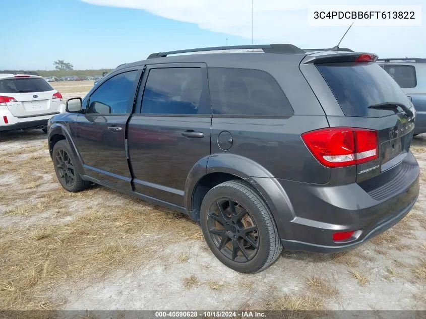 2015 Dodge Journey Sxt VIN: 3C4PDCBB6FT613822 Lot: 40590628