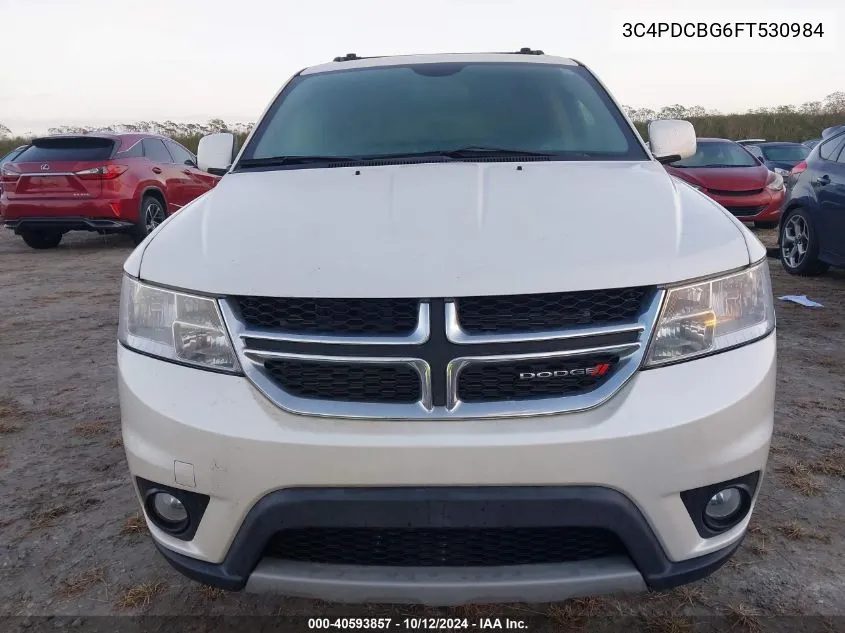 2015 Dodge Journey Sxt VIN: 3C4PDCBG6FT530984 Lot: 40593857