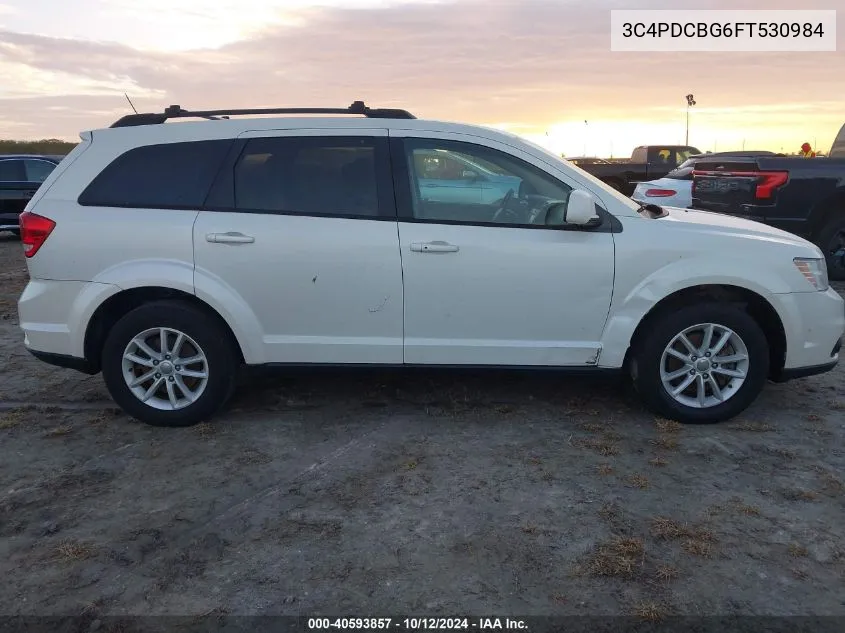 2015 Dodge Journey Sxt VIN: 3C4PDCBG6FT530984 Lot: 40593857