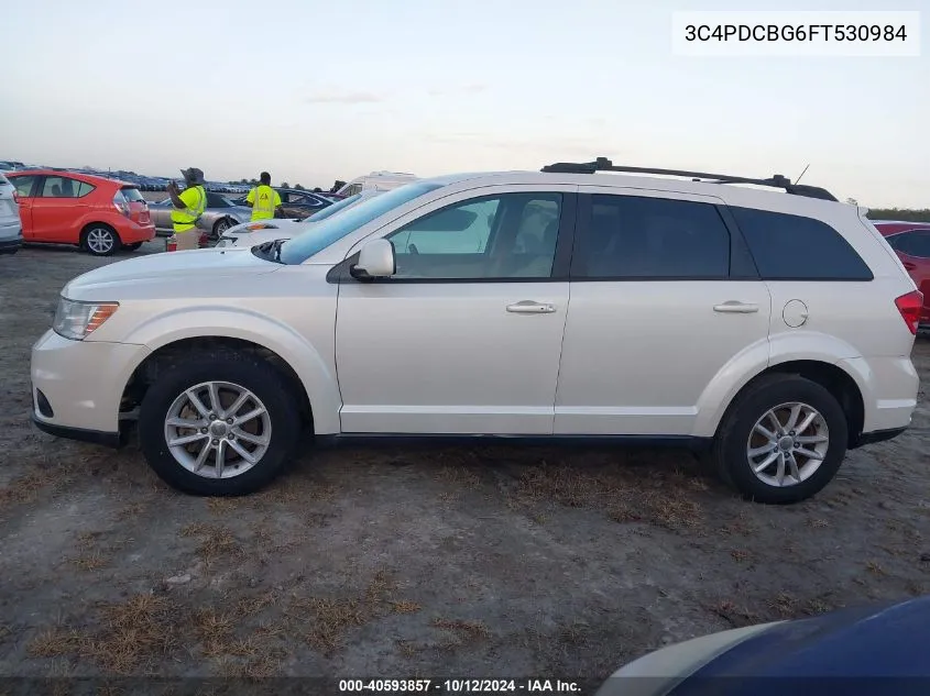 2015 Dodge Journey Sxt VIN: 3C4PDCBG6FT530984 Lot: 40593857