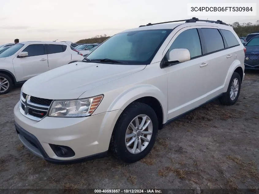 2015 Dodge Journey Sxt VIN: 3C4PDCBG6FT530984 Lot: 40593857