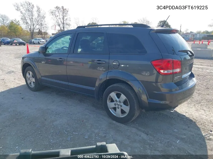 2015 Dodge Journey Se VIN: 3C4PDDAG3FT619225 Lot: 40622793