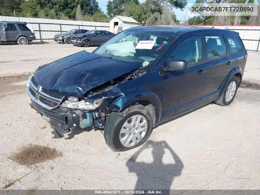 2015 Dodge Journey American Value Pkg VIN: 3C4PDCAB7FT720590 Lot: 40641871