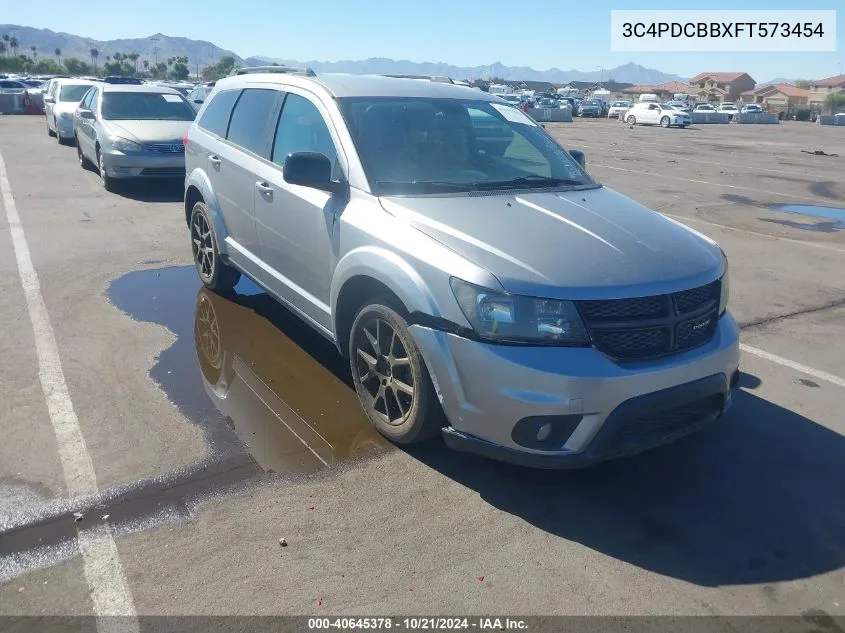 2015 Dodge Journey Sxt VIN: 3C4PDCBBXFT573454 Lot: 40645378