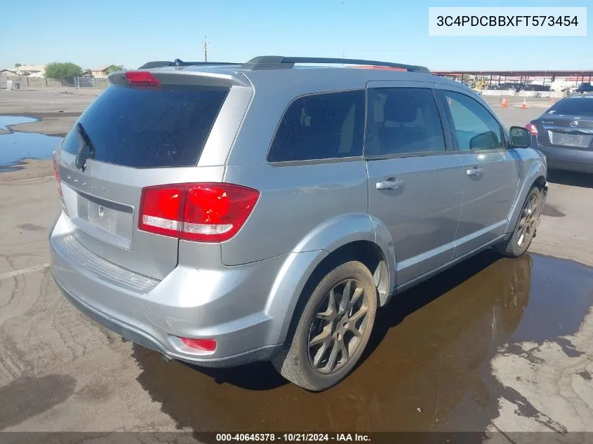 2015 Dodge Journey Sxt VIN: 3C4PDCBBXFT573454 Lot: 40645378