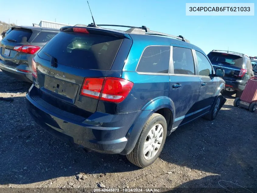 3C4PDCAB6FT621033 2015 Dodge Journey Se