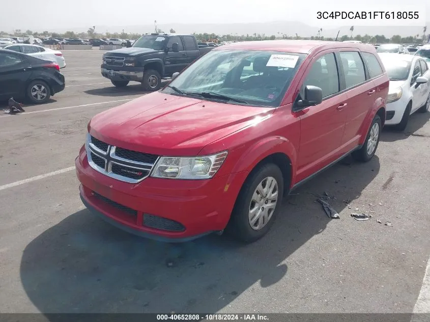 3C4PDCAB1FT618055 2015 Dodge Journey American Value Pkg