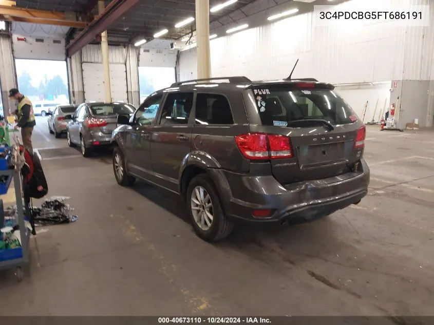 3C4PDCBG5FT686191 2015 Dodge Journey Sxt