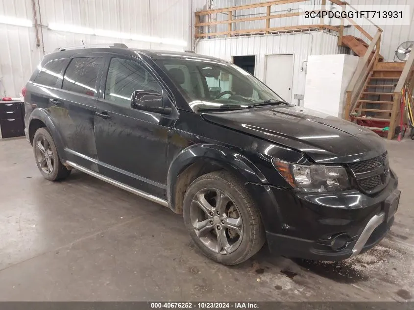 2015 Dodge Journey Crossroad VIN: 3C4PDCGG1FT713931 Lot: 40676252