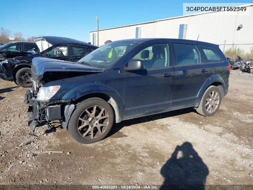 2015 Dodge Journey American Value Pkg VIN: 3C4PDCAB5FT552349 Lot: 40683201