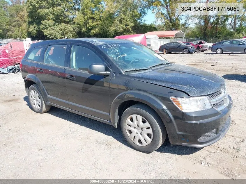 2015 Dodge Journey American Value Pkg VIN: 3C4PDCAB8FT715060 Lot: 40683258