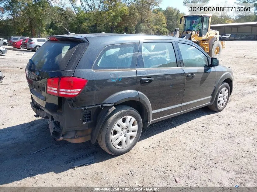 2015 Dodge Journey American Value Pkg VIN: 3C4PDCAB8FT715060 Lot: 40683258