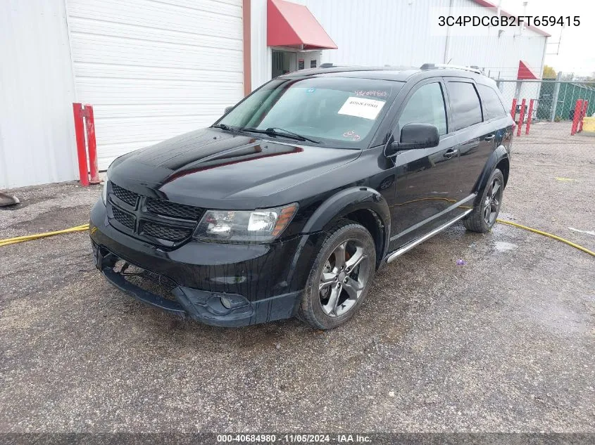 2015 Dodge Journey Crossroad VIN: 3C4PDCGB2FT659415 Lot: 40684980