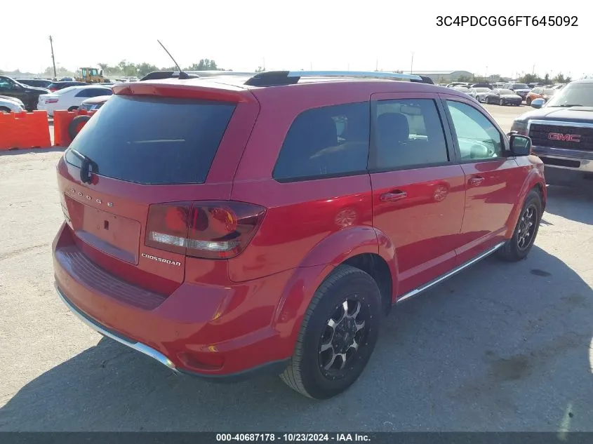 3C4PDCGG6FT645092 2015 Dodge Journey Crossroad