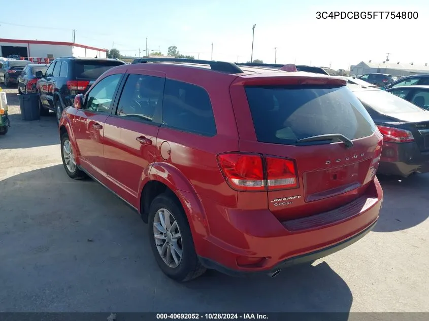 3C4PDCBG5FT754800 2015 Dodge Journey Sxt