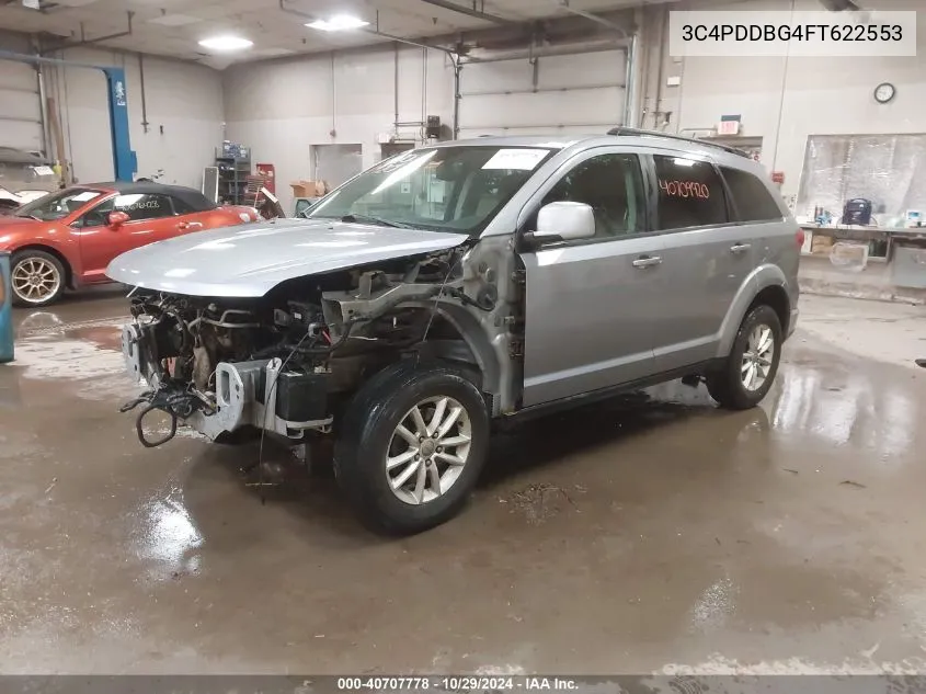 2015 Dodge Journey Sxt VIN: 3C4PDDBG4FT622553 Lot: 40707778