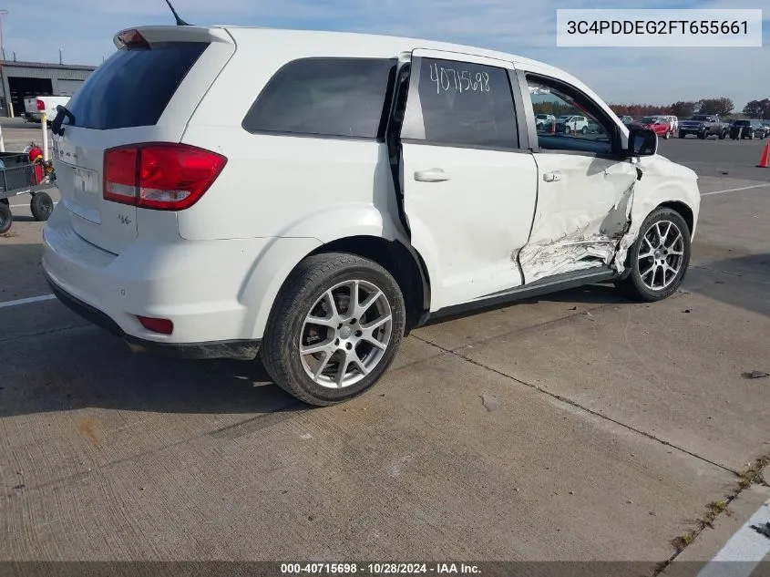 3C4PDDEG2FT655661 2015 Dodge Journey R/T