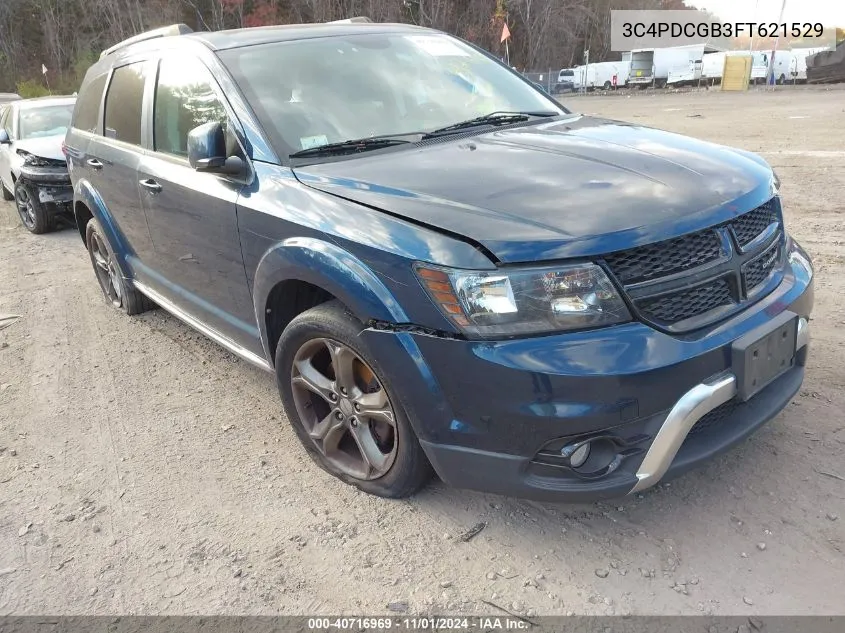 2015 Dodge Journey Crossroad VIN: 3C4PDCGB3FT621529 Lot: 40716969