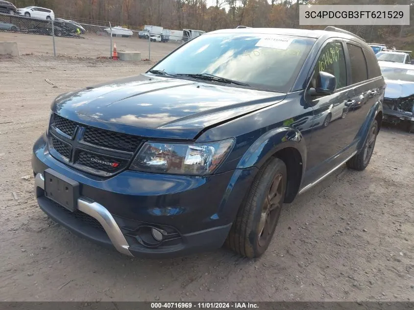 2015 Dodge Journey Crossroad VIN: 3C4PDCGB3FT621529 Lot: 40716969