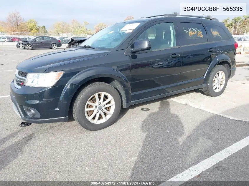 2015 Dodge Journey Sxt VIN: 3C4PDCCB8FT565335 Lot: 40754972