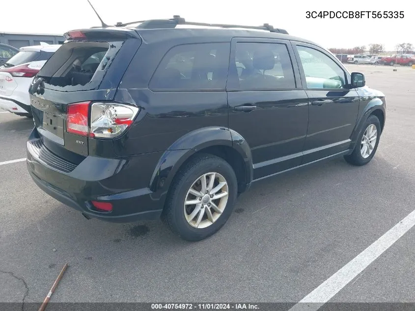 2015 Dodge Journey Sxt VIN: 3C4PDCCB8FT565335 Lot: 40754972