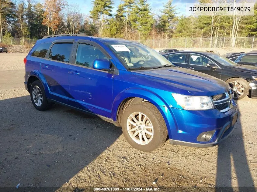 2015 Dodge Journey Sxt VIN: 3C4PDDBG9FT549079 Lot: 40761089