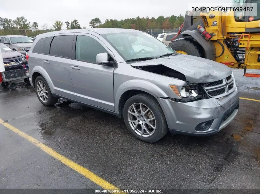 2015 Dodge Journey R/T VIN: 3C4PDCEG9FT699487 Lot: 40765018