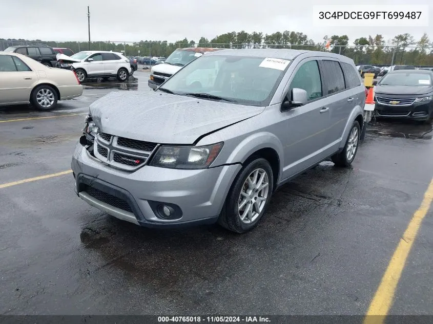 2015 Dodge Journey R/T VIN: 3C4PDCEG9FT699487 Lot: 40765018