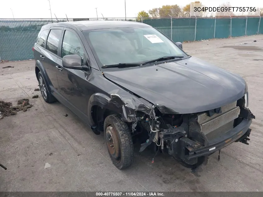 2015 Dodge Journey R/T VIN: 3C4PDDEG9FT755756 Lot: 40775507