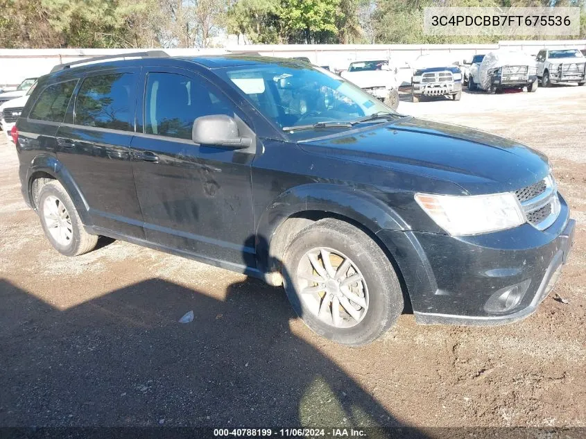 2015 Dodge Journey Sxt VIN: 3C4PDCBB7FT675536 Lot: 40788199