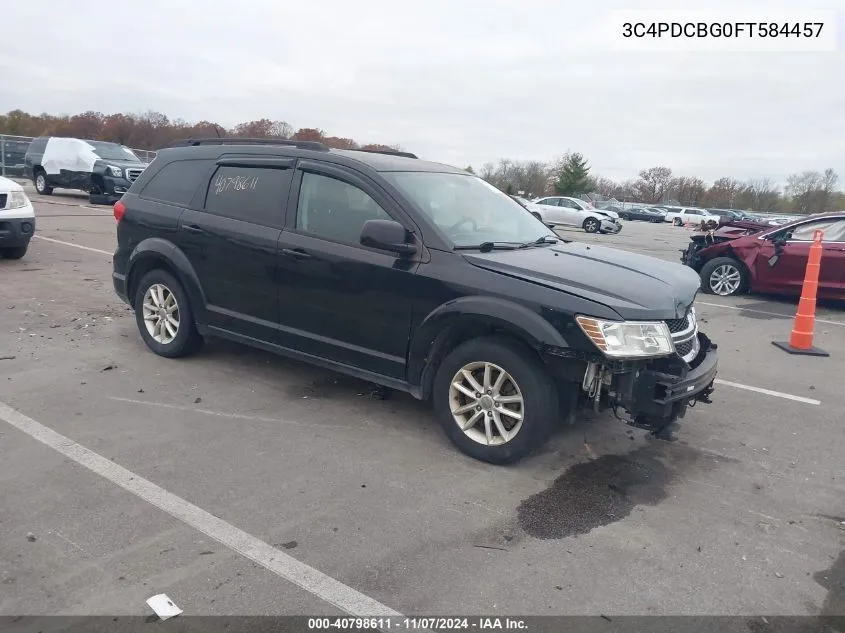 2015 Dodge Journey Sxt VIN: 3C4PDCBG0FT584457 Lot: 40798611