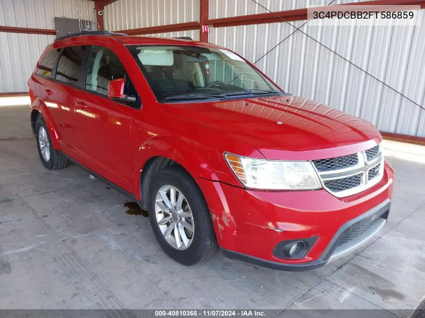 2015 Dodge Journey Sxt VIN: 3C4PDCBB2FT586859 Lot: 40810365