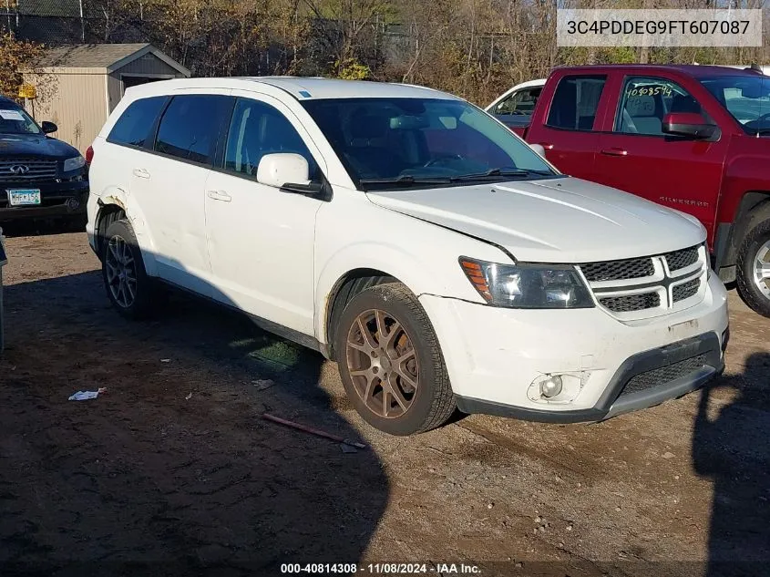 2015 Dodge Journey R/T VIN: 3C4PDDEG9FT607087 Lot: 40814308