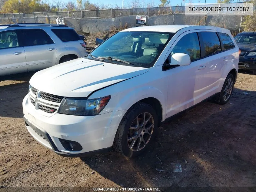 2015 Dodge Journey R/T VIN: 3C4PDDEG9FT607087 Lot: 40814308