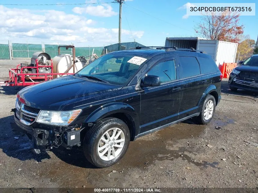 2015 Dodge Journey Sxt VIN: 3C4PDCBG8FT673516 Lot: 40817789