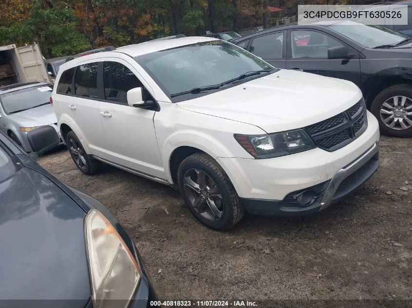 2015 Dodge Journey Crossroad VIN: 3C4PDCGB9FT630526 Lot: 40818323