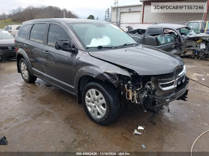 2015 Dodge Journey American Value Pkg VIN: 3C4PDCAB9FT557246 Lot: 40862426