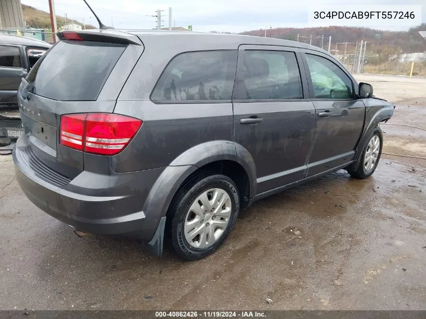 2015 Dodge Journey American Value Pkg VIN: 3C4PDCAB9FT557246 Lot: 40862426